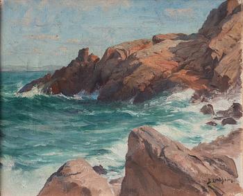 Berndt Lindholm, Sea cliffs.