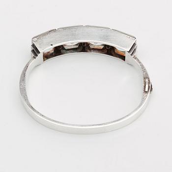 Wiwen Nilsson, armband, Lund 1939, sterling med bergkristall.