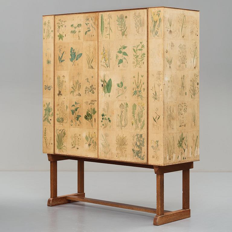 Josef Frank, a Swedish Modern "Flora" cabinet, Svenskt Tenn, ca 1940, model 852.