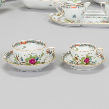 Herend, matservis, 100 delar, porslin, "Indian Basket" Ungern.