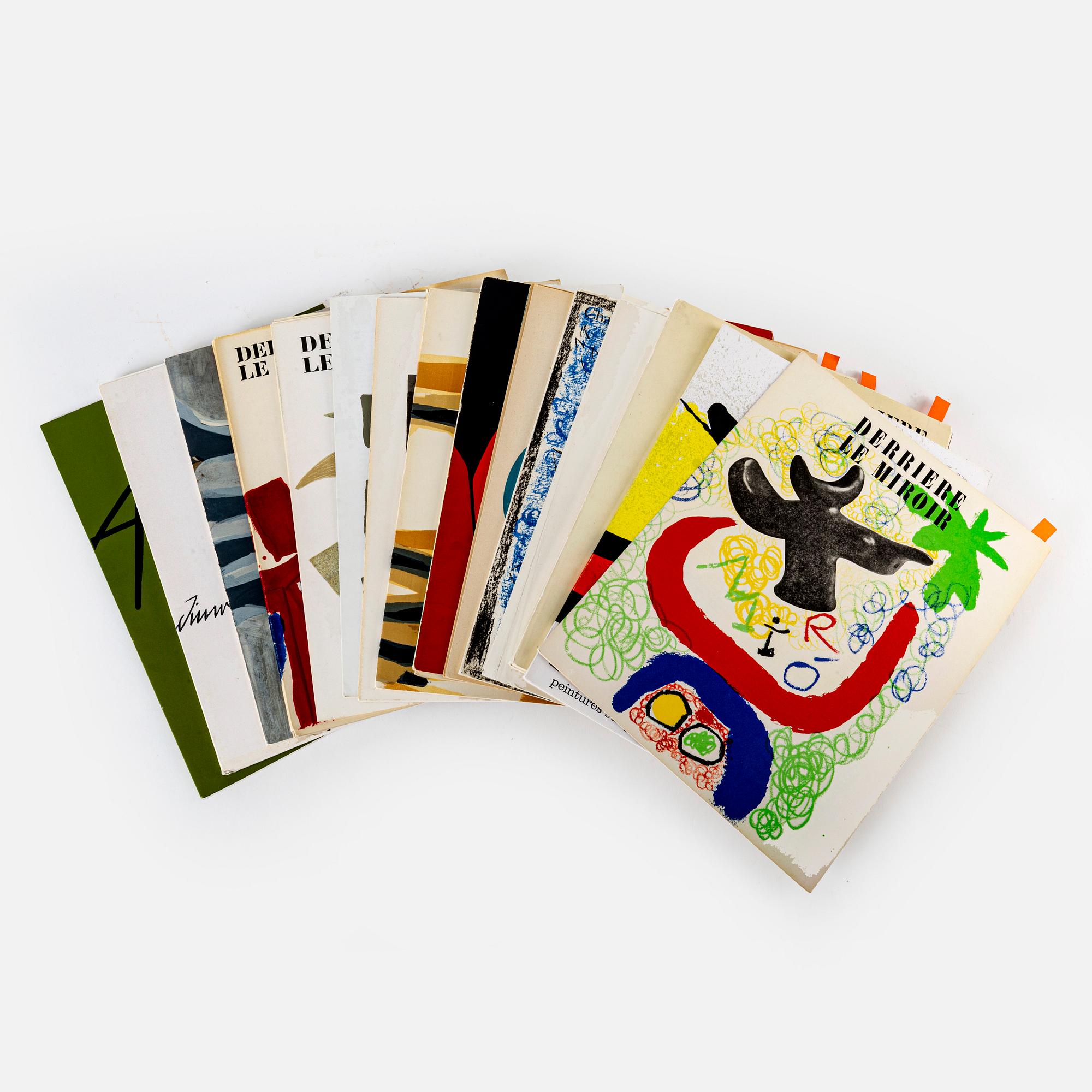 Seventeen Derrière le Miroir, published by Maeght.