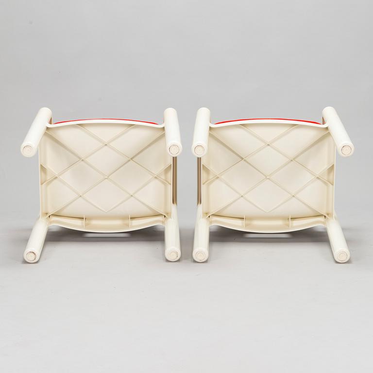 Eero Aarnio, a pair of 1970s chairs for UPO Furniture, Nastola, Finland.