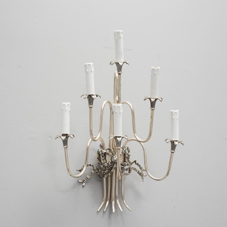 a gustavian style wall sconce from the 20th century.