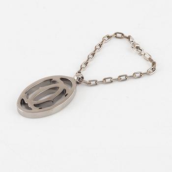 Cartier, plånböcker 3 st samt nyckelring.