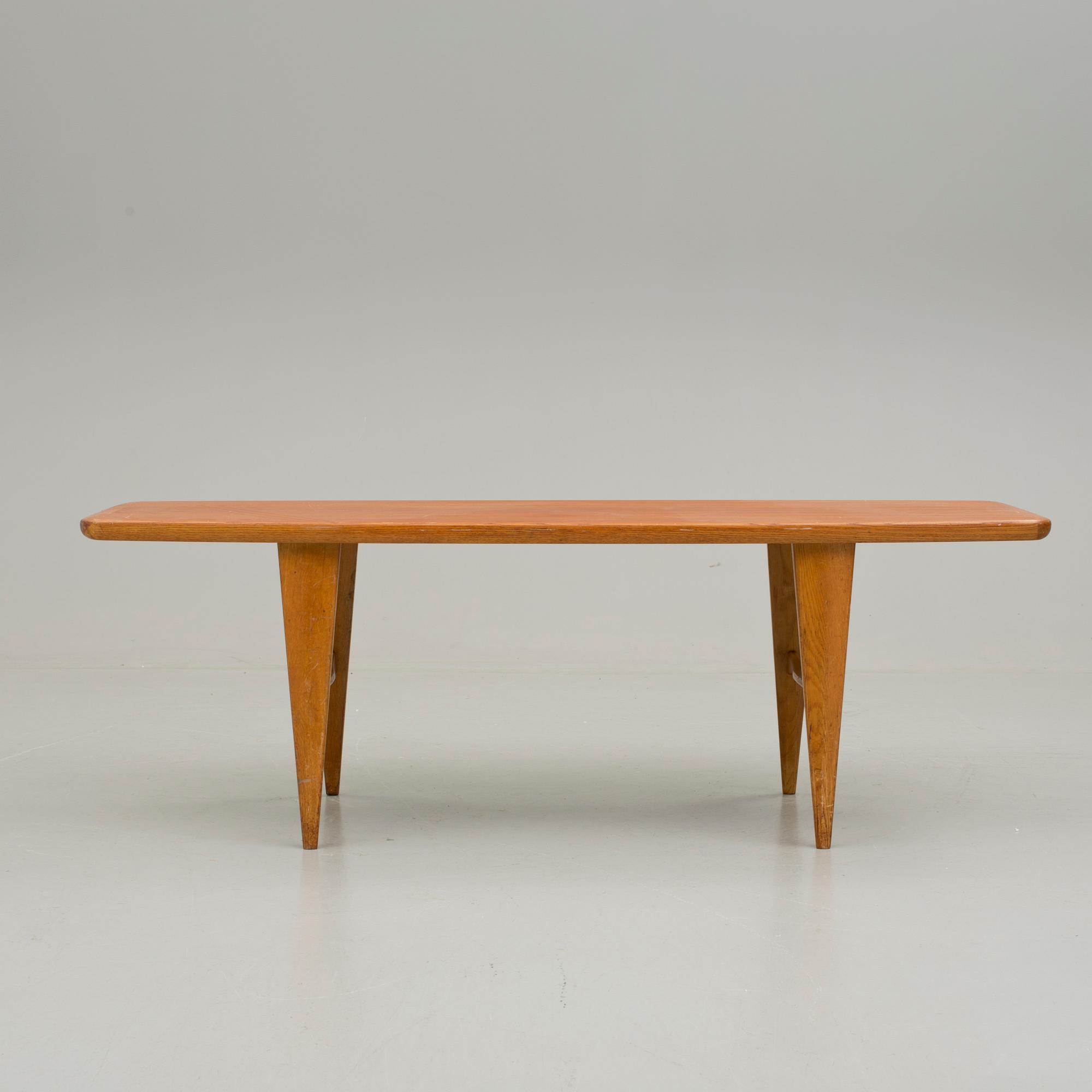 SOFFBORD, teak, Danmark, 1950-tal.
