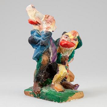 TOMMY ÖSTMAR, sculpture in painted plaster signed and numbered 1/5 dated 1974.