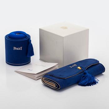 Piaget, wristwatch, Miss Protocole, 25 x 17,5 mm, 18K white gold, quartz, sapphire crystal.