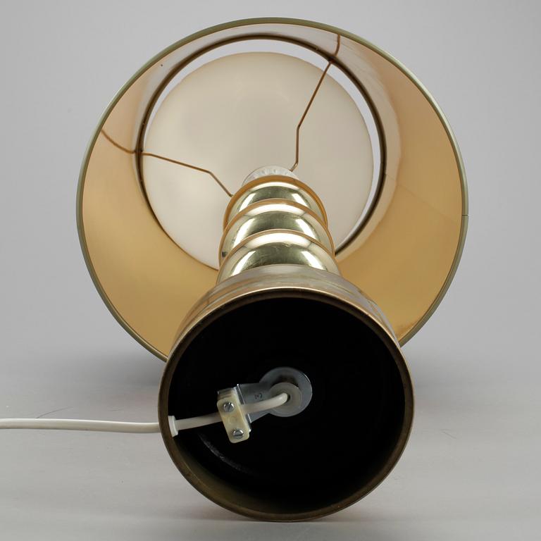 BORDSLAMPA, mässing, NAFA, 1900-talets andra hälft.