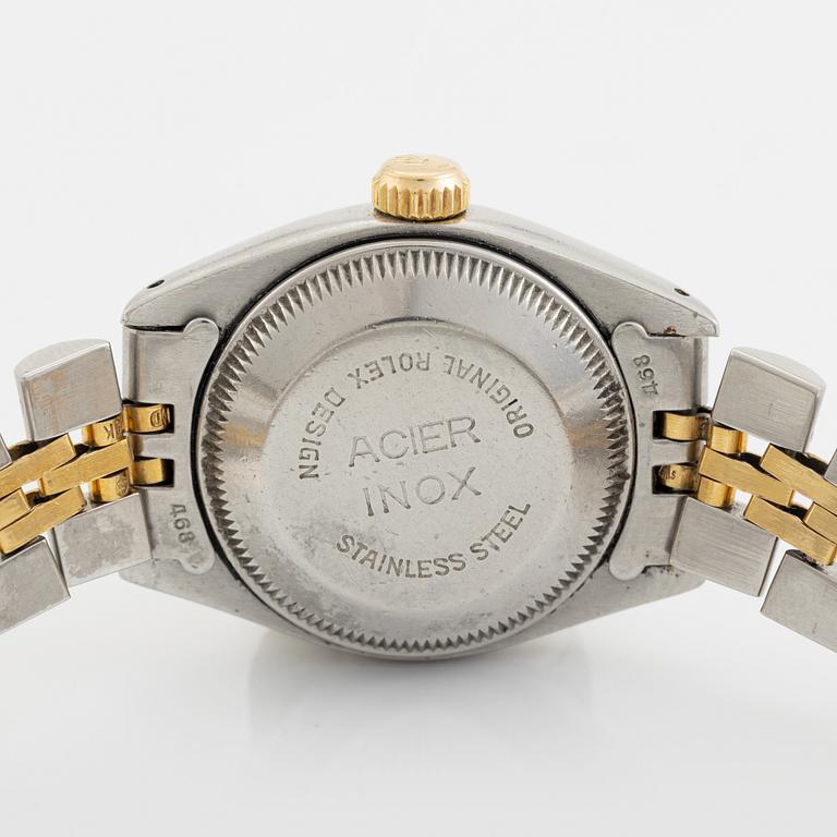 Rolex, Oyster Perpetual, Datejust, "Diamond Dial", wristwatch, 26 mm.