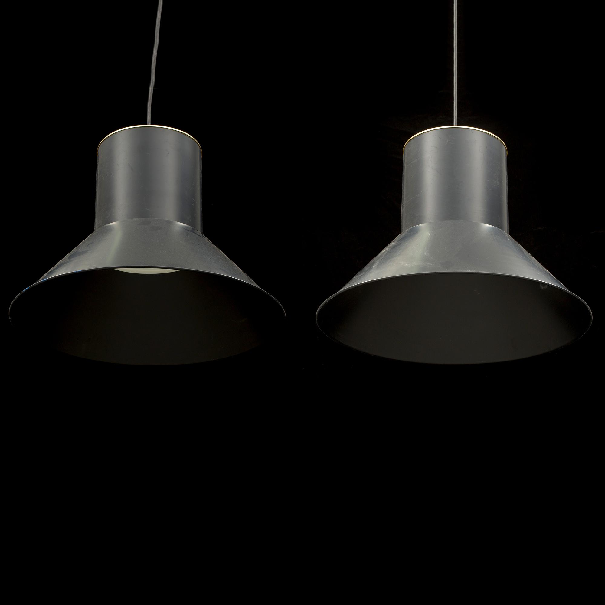 TAKLAMPOR, ett par, Hans Agne Jakobsson, Markaryd, 1900-talets andra hälft.