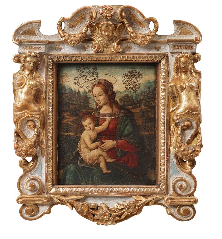 Italian school, 16/17th Century. Madonna and Child.