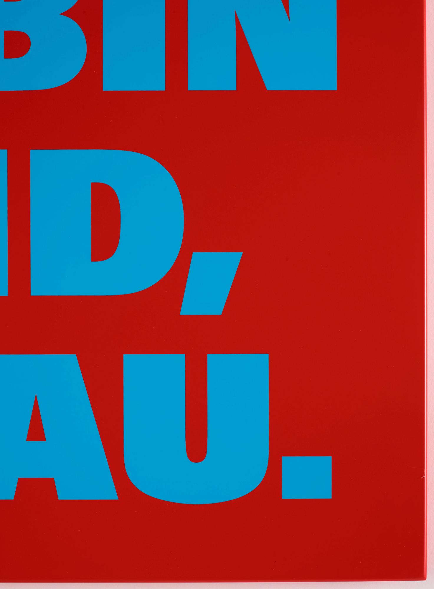 Rémy Zaugg, 'SCHAU, ICH BIN BLIND, SCHAU'.