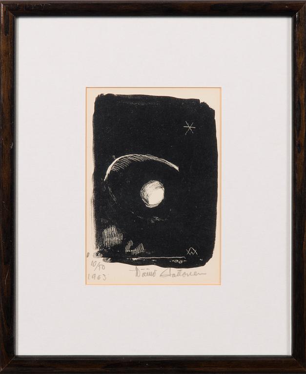 WÄINÖ AALTONEN, litografi, signerad och daterad 1963, numrerad 10/50.