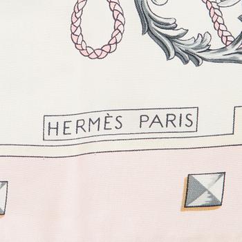 Hermès, "Les Clefs" scarf.