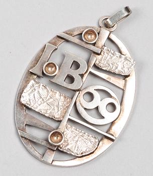 HÄNGSMYCKE. Sterling silver. Giertta, Stockholm 1991.