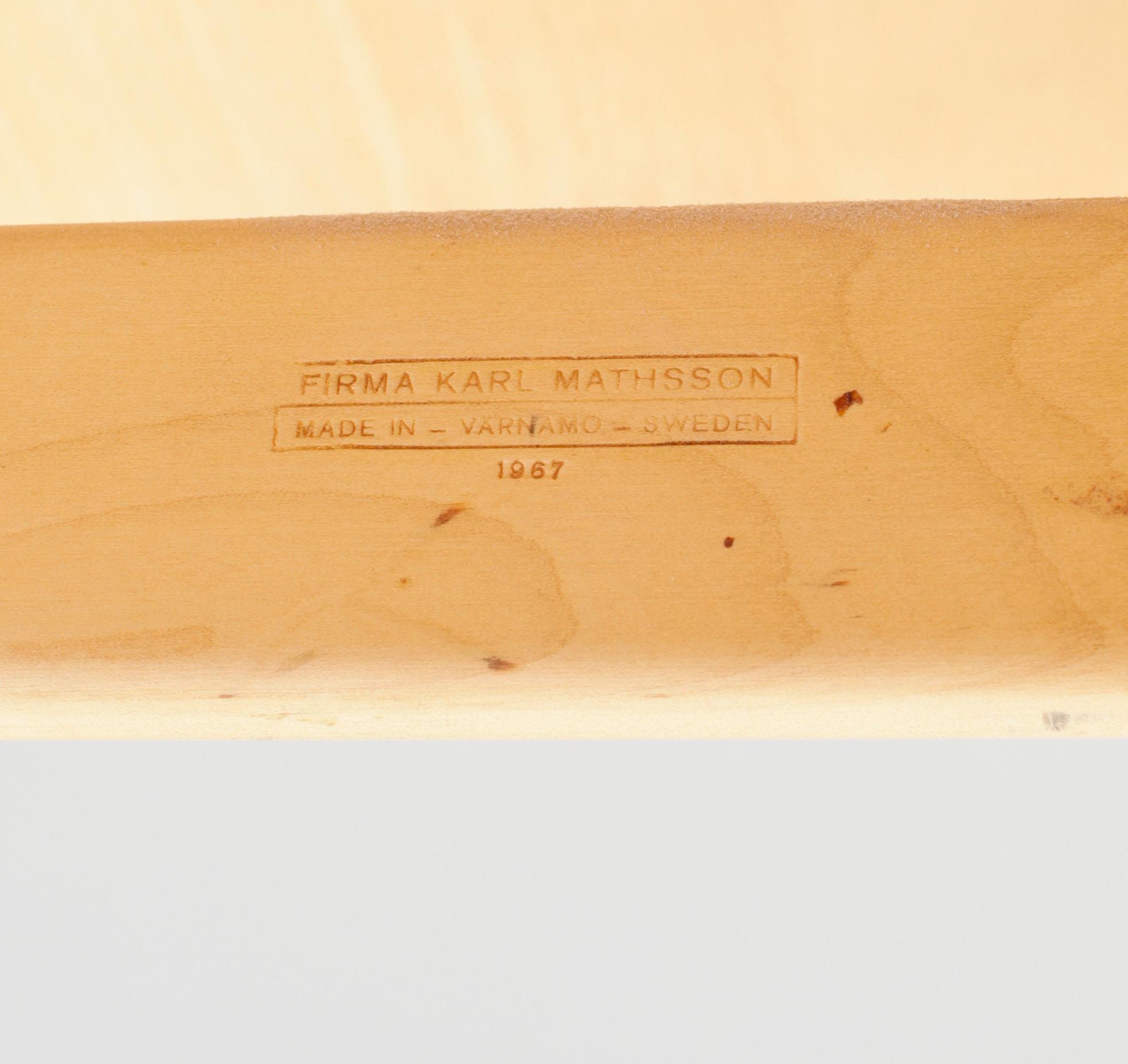 MATBORD, Bruno Mathsson, firma Karl Mathsson, Värnamo 1968.