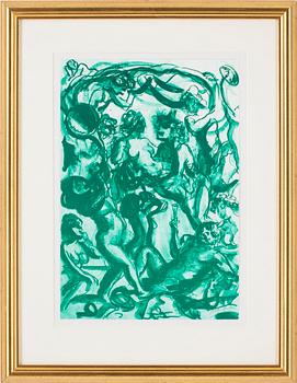 Peter Dahl · PETER DAHL, litografi, signerad.