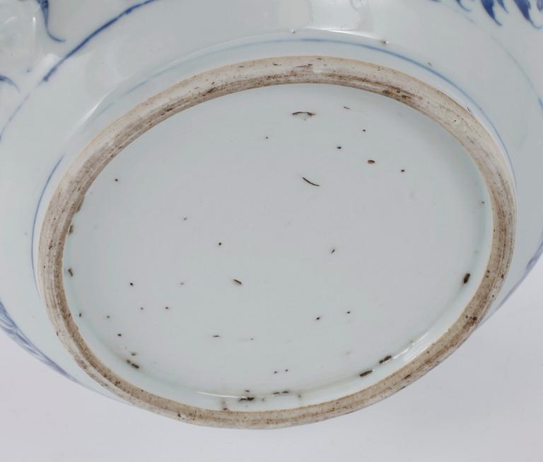 SPOTTKOPP samt SÅSSNIPA, porslin, Kina, Qianlong (1736-95).