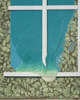 Philip von Schantz, mixed media on panel, signed and dated -68.