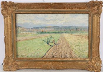 Anshelm Schultzberg, "Fälten mellan Gréz och Bourron".