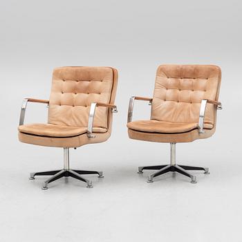 Kenneth Bergenblad, a pair of "Hercules" armchairs, Dux.