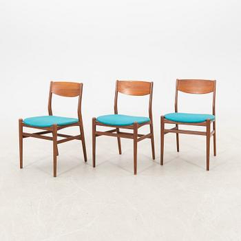 Chairs 3 pcs Denmark mid-20th century.