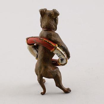 FIGUR, brons, omkring år 1900.