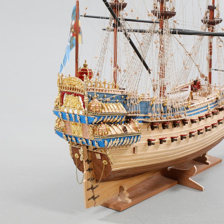A model ship, "Vasa", second half of the 20th century.