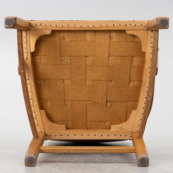 Carl Malmsten, Armchair, “Gustavus”, Åfors Möbelfabrik, second half of the 20th century.