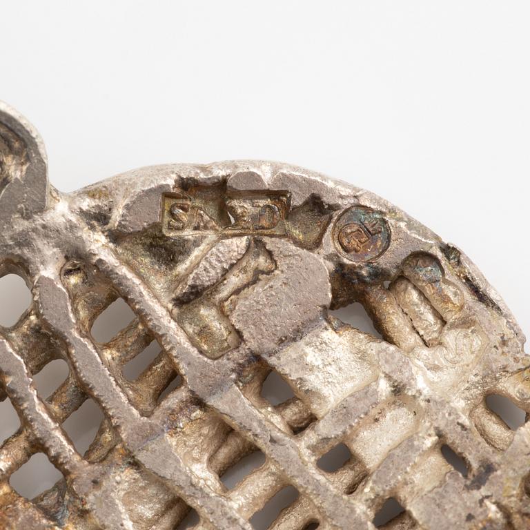 Lars Arby, two bracelets, sterling silver, Gothenburg 1982.