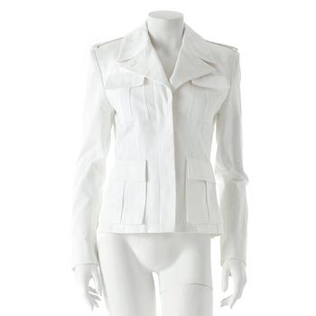 393. GUCCI, a white jacket.