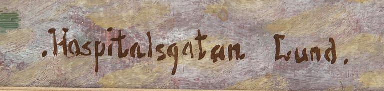 Henning Hougaard, olja på duk signerad.