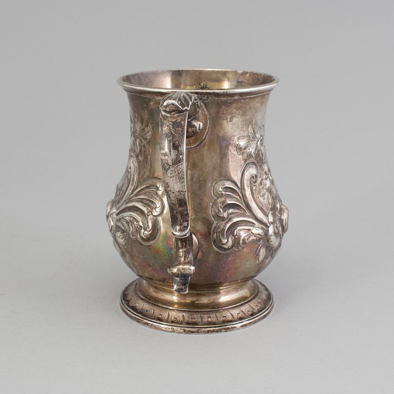 MUGG, silver, London 1855.