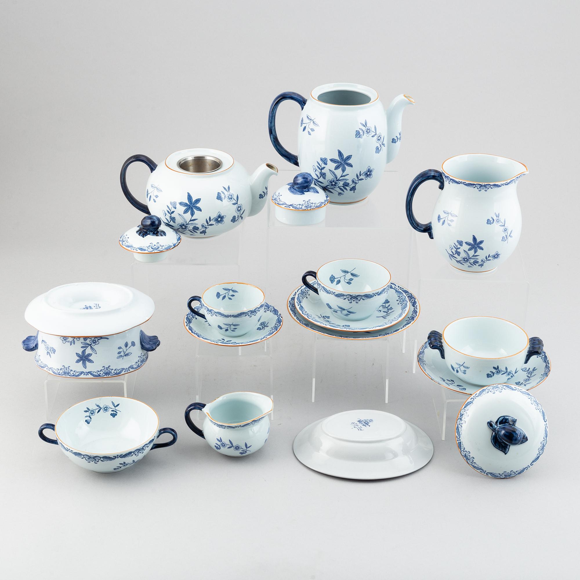 A 30 pcs 'East indies' coffee service from Rörstrand.