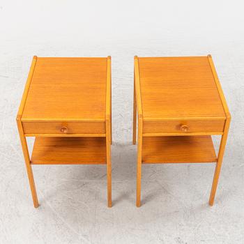 Sängbord, ett par, 1950-60-tal.