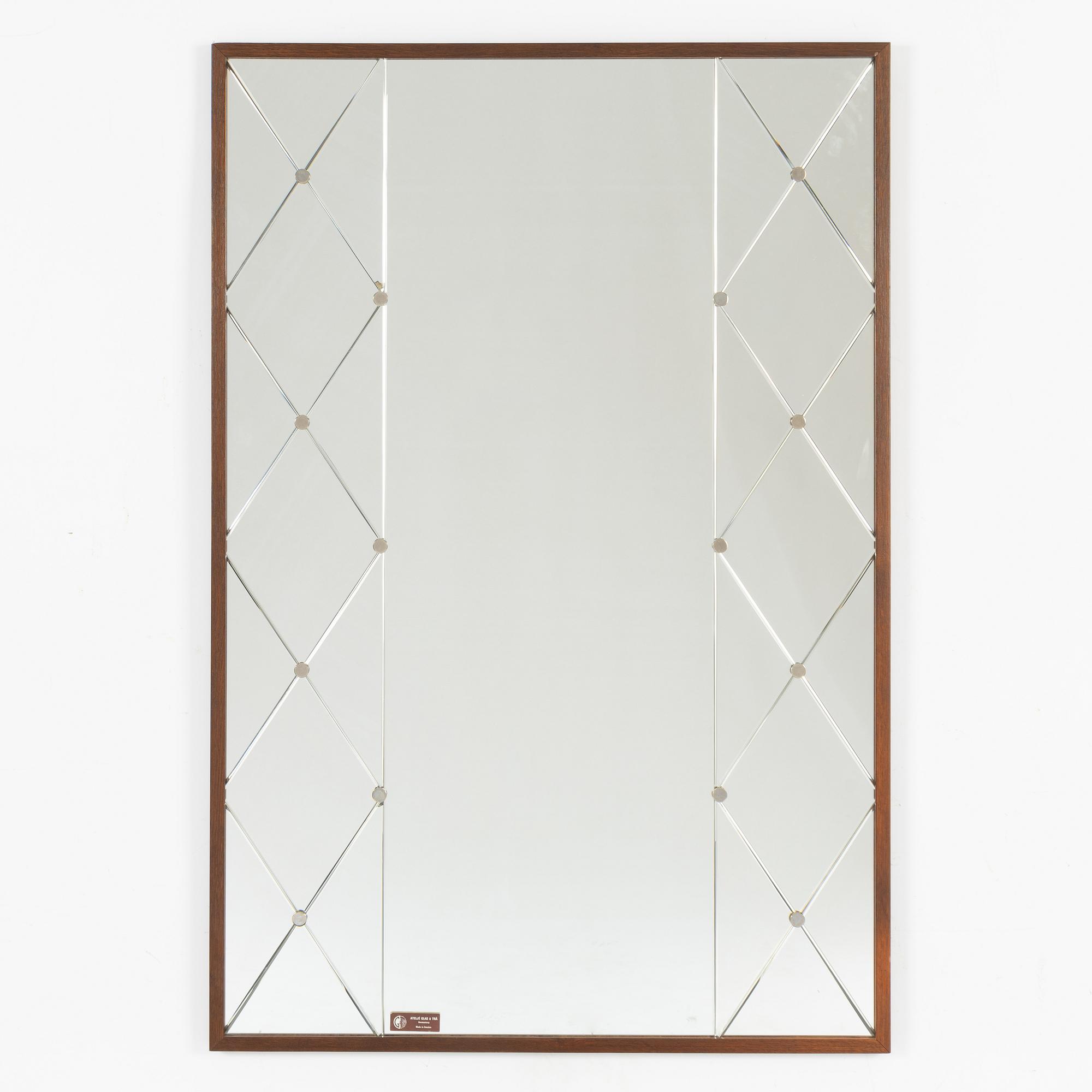 Spegel, Glas & Trä, Hovmantorp, 1900-talets mitt.