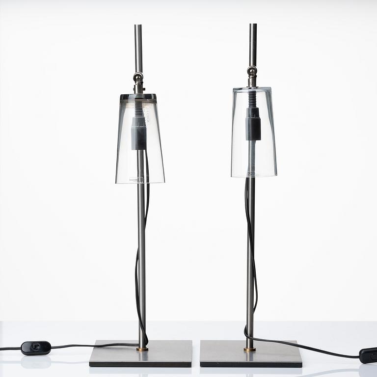 A pair of 'Manhattan' lamps by Gunnel Svensson, Bsweden.