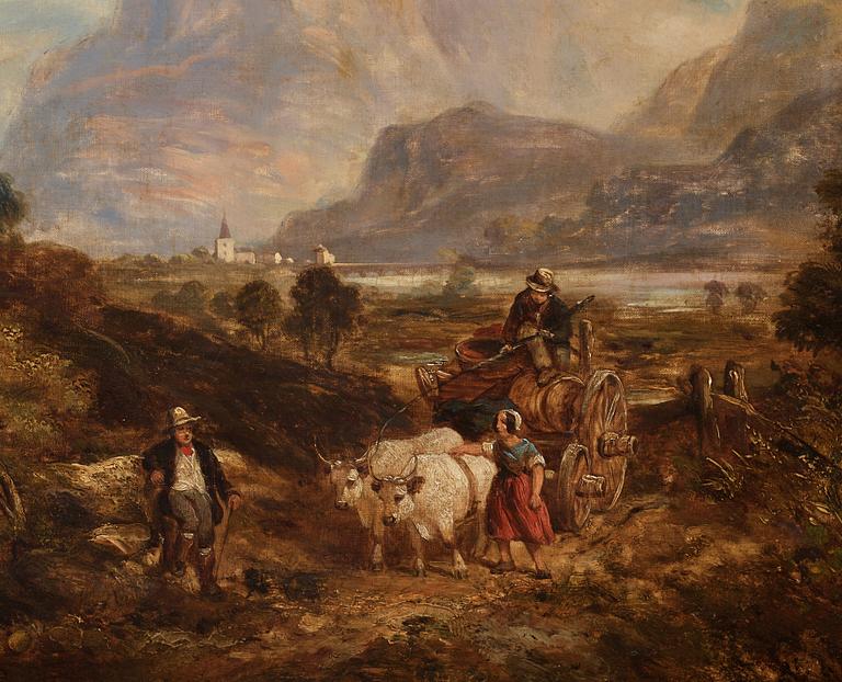 Unknown artist, 19th Century, oil on canvas/paper-panel.