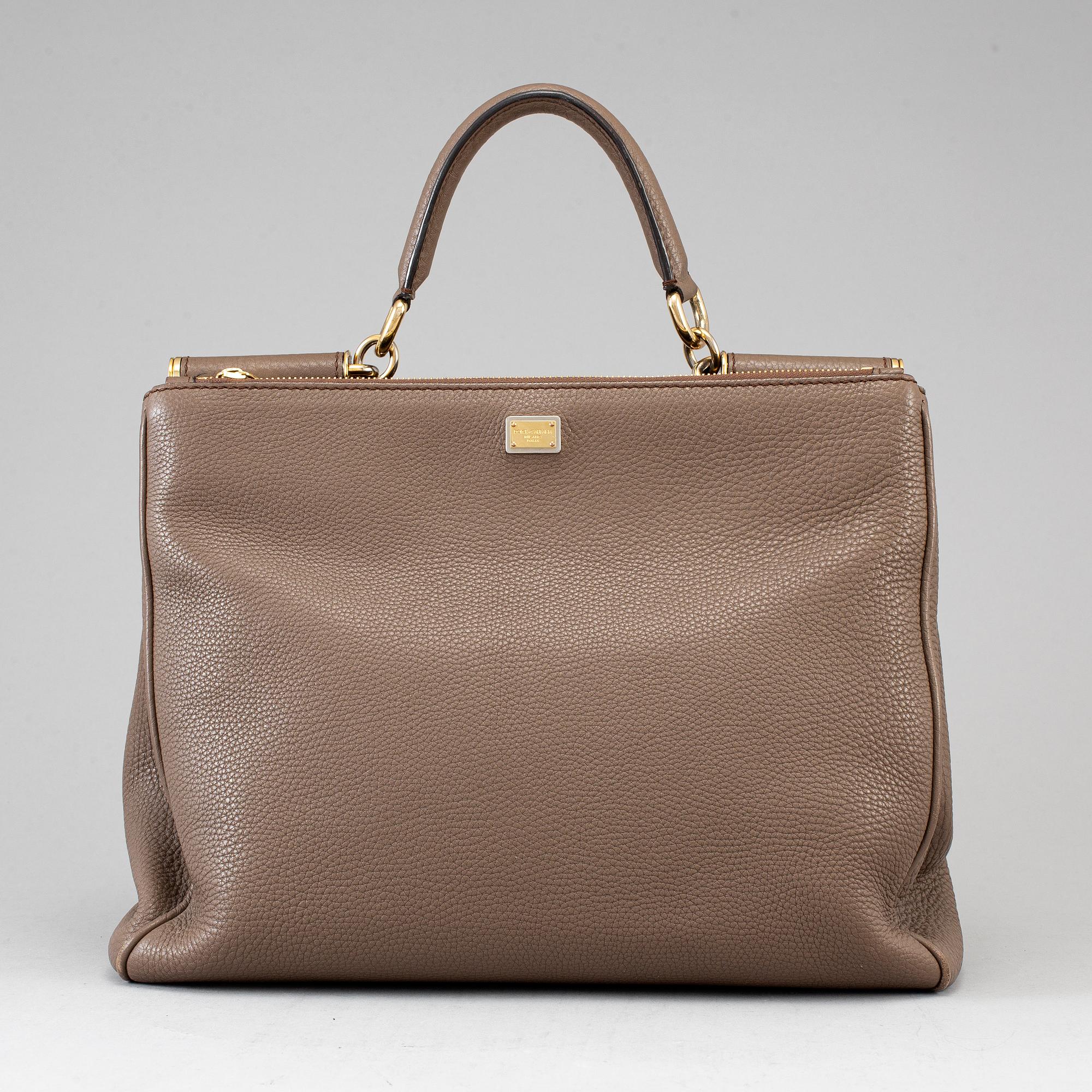 DOLCE & GABBANA, a '"Miss Sicily' leather handbag.