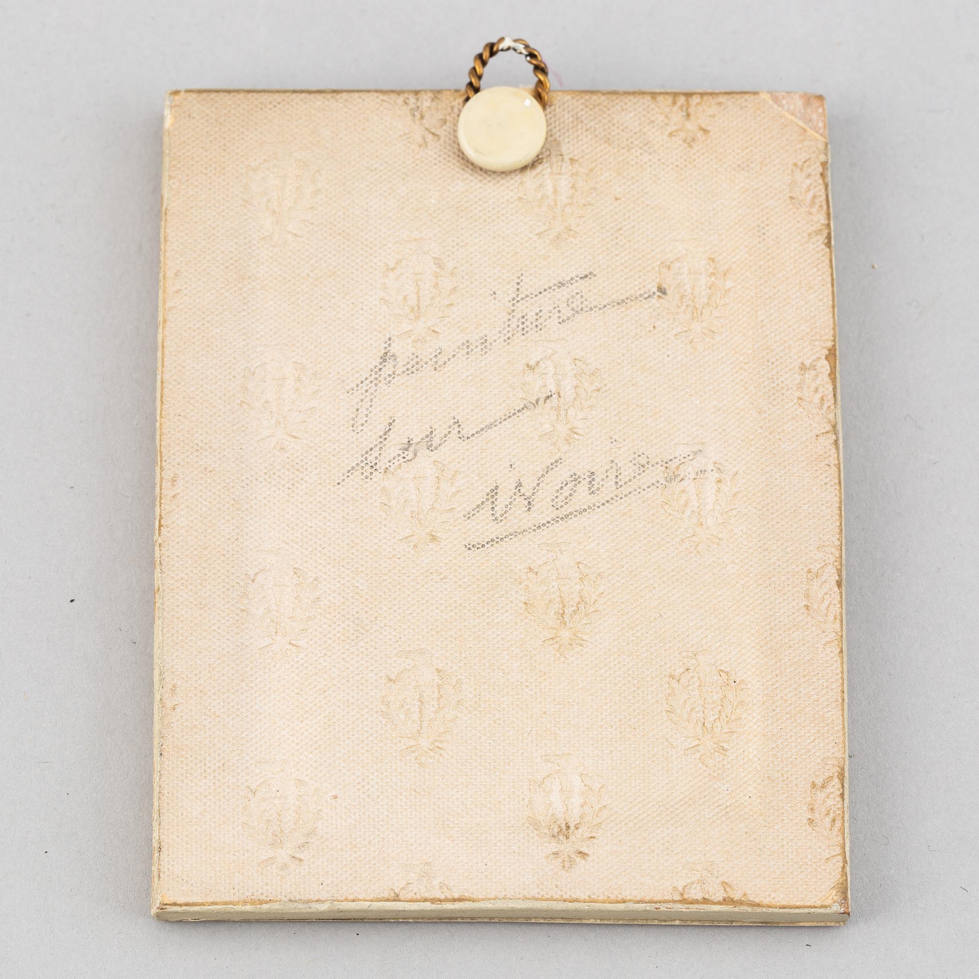Unknown artist 18th Century. Miniature. Unsigned.