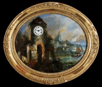 VÄGGPENDYL, troligen Österrike, 1800-talets andra hälft.