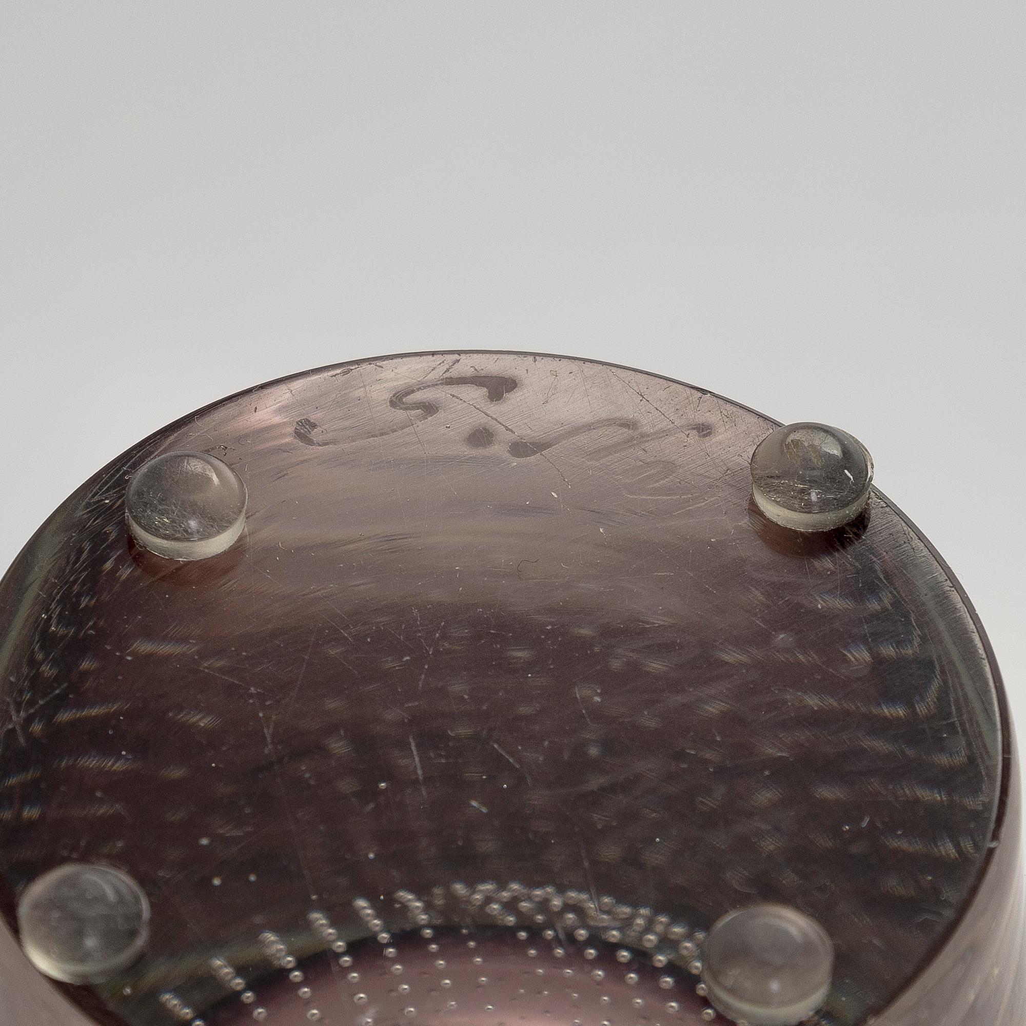 Gunnel Nyman, vas, modell "GN 12", signerad G. Nyman Nuutajärvi Notsjö -51. Formgiven 1947.