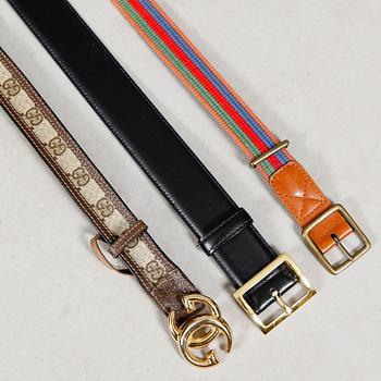 SKÄRP, 3 st, dam, Gucci, Missoni och Aigner.