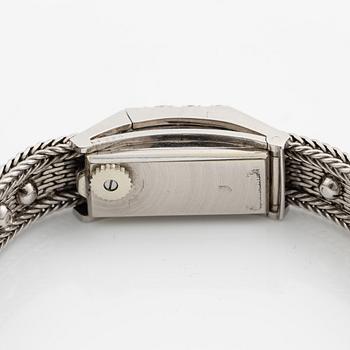 Aftonklocka/smyckeur, Blancpain,  18K vitguld med briljantslipade diamanter.