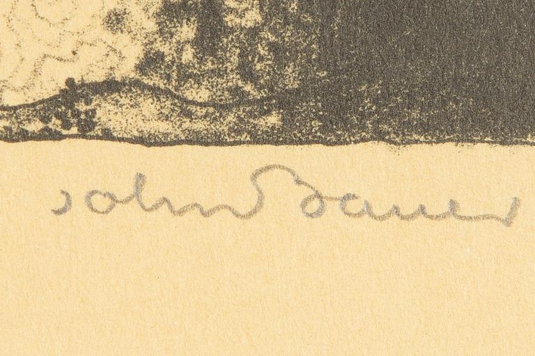 John Bauer, "-God kväll farbror sa' pojken";.