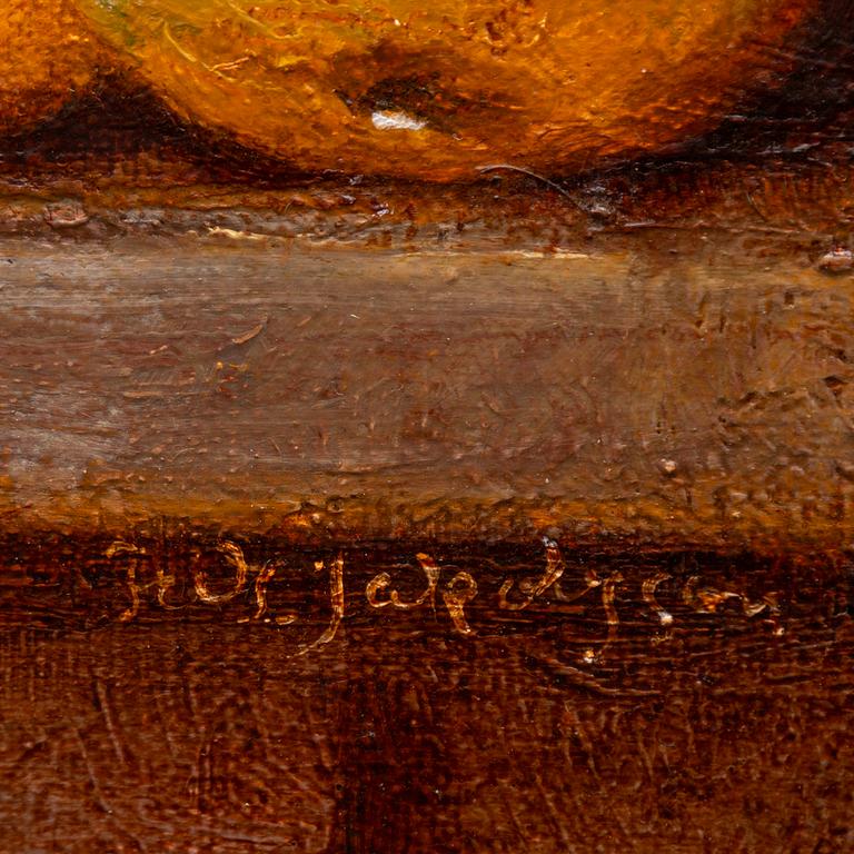 Fritz Jakobsson, Still Life with a Jug and Fruit Bowl.