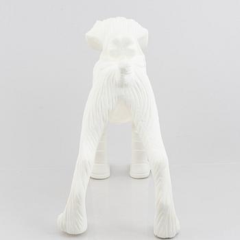 William Sweetlove, "Cloned Schnauzer with water bottle". (White).