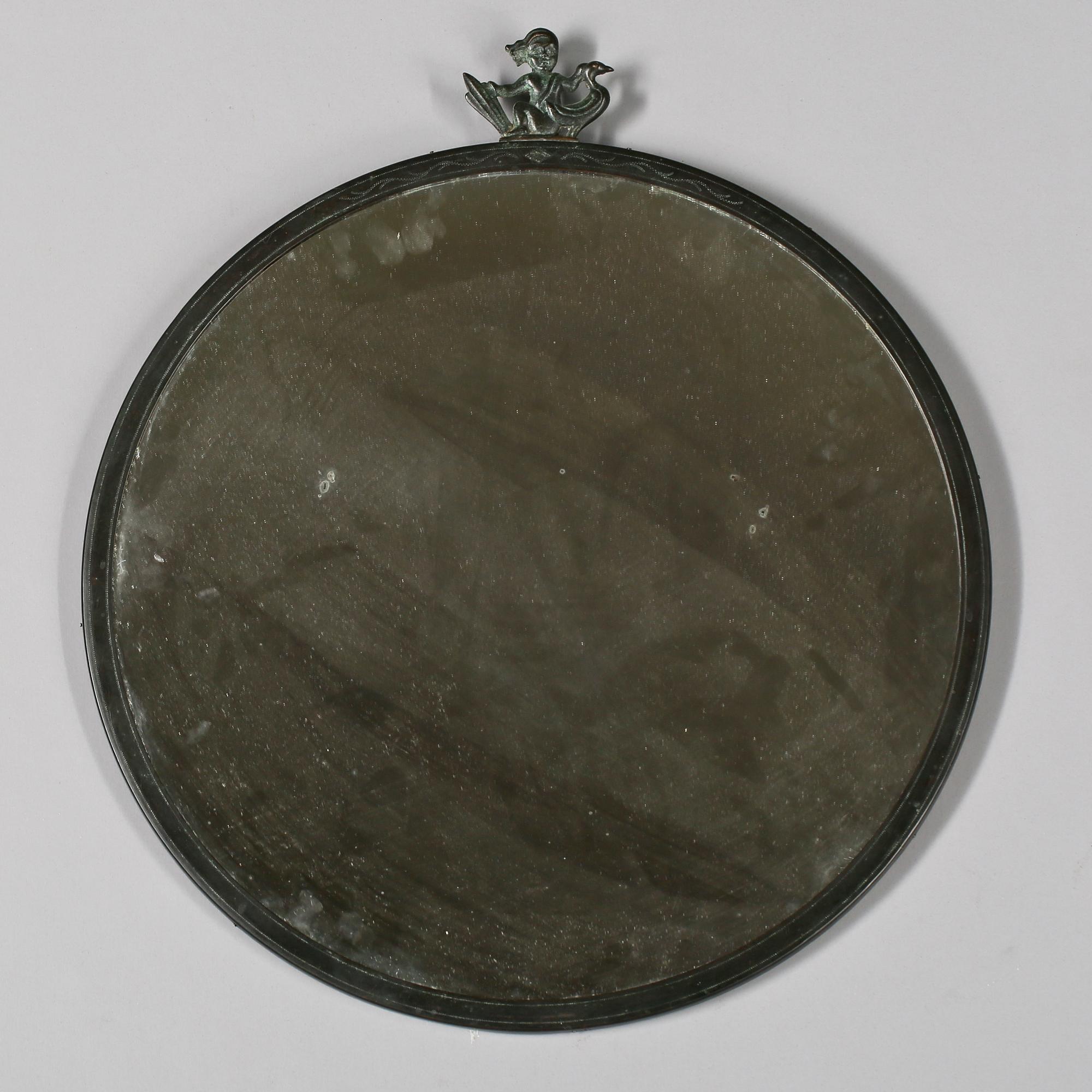 SPEGEL, brons, 1900-talets första kvartal.
