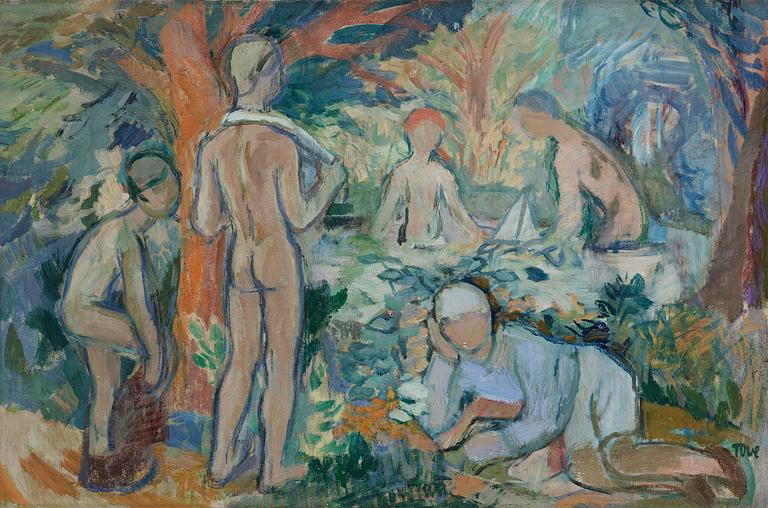 Tove Jansson, Badande pojkar.