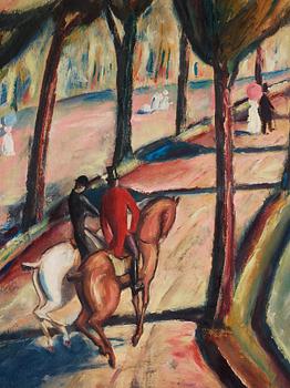 Gösta Nystroem, Riders in the park.